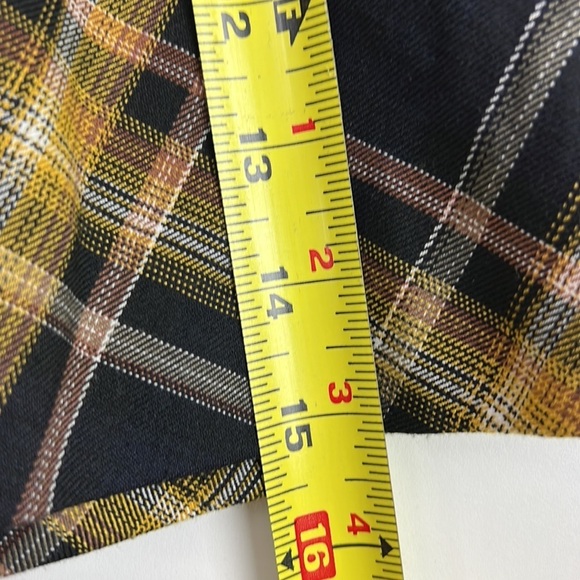 Alice & Olivia yellow & black plaid mini skirt - Picture 8 of 10